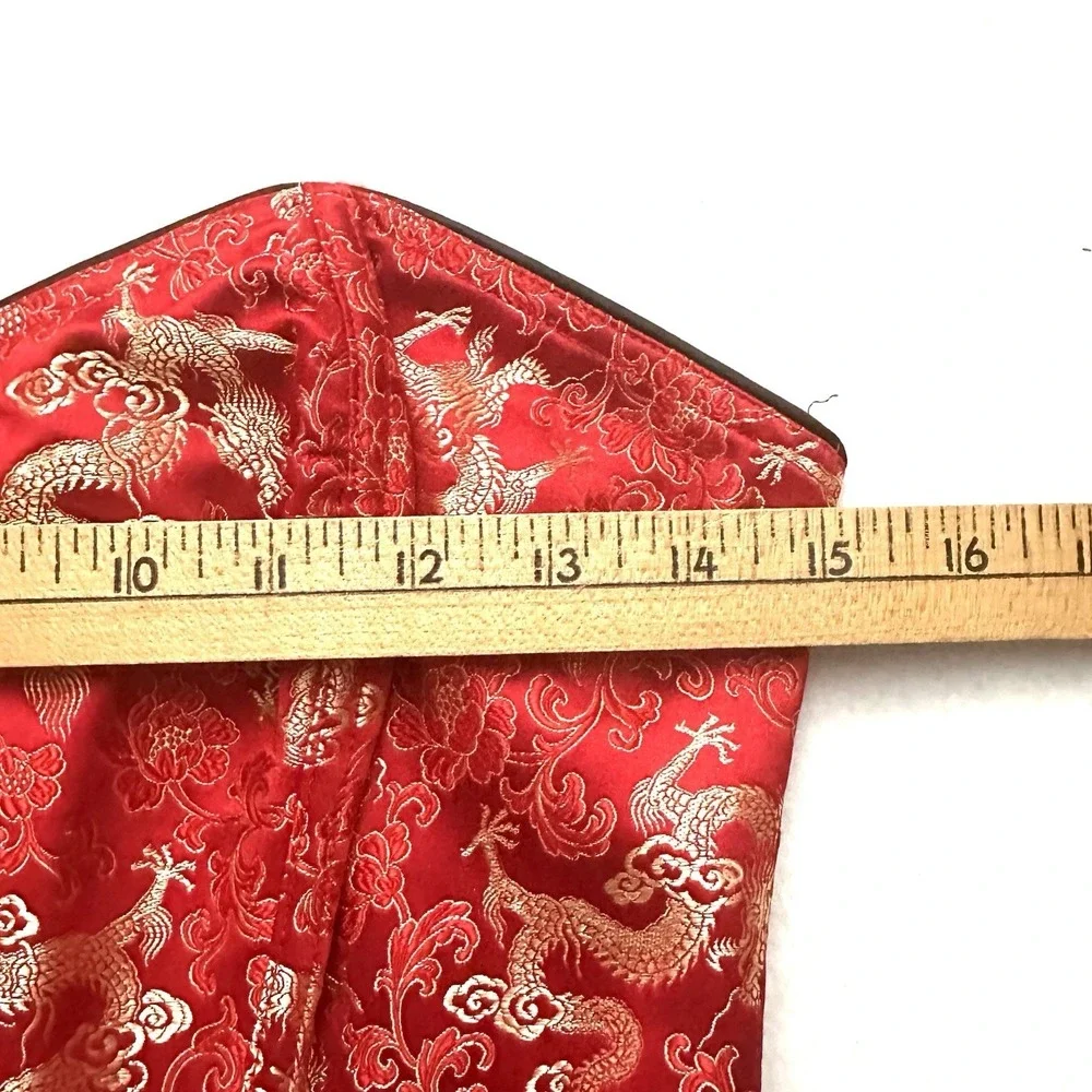 Victoria's Secret M Medium NWT Y2K Vintage Corset Red‎ Gold Dragon Asian Chinese